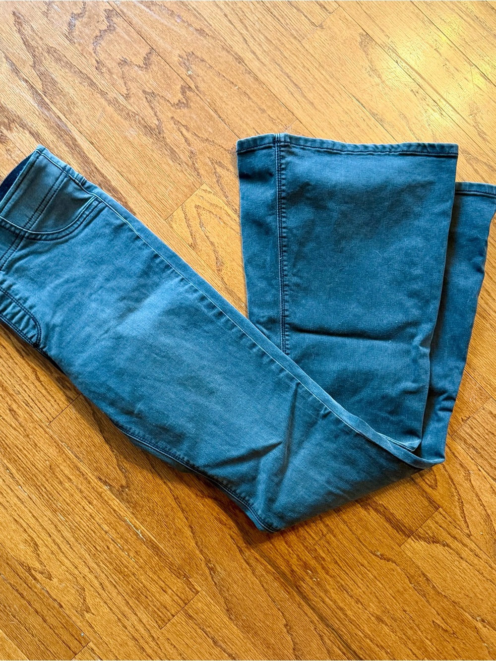 Free People Jenny Flare Jeans in Charcoal Gray - Picture 6 of 6
